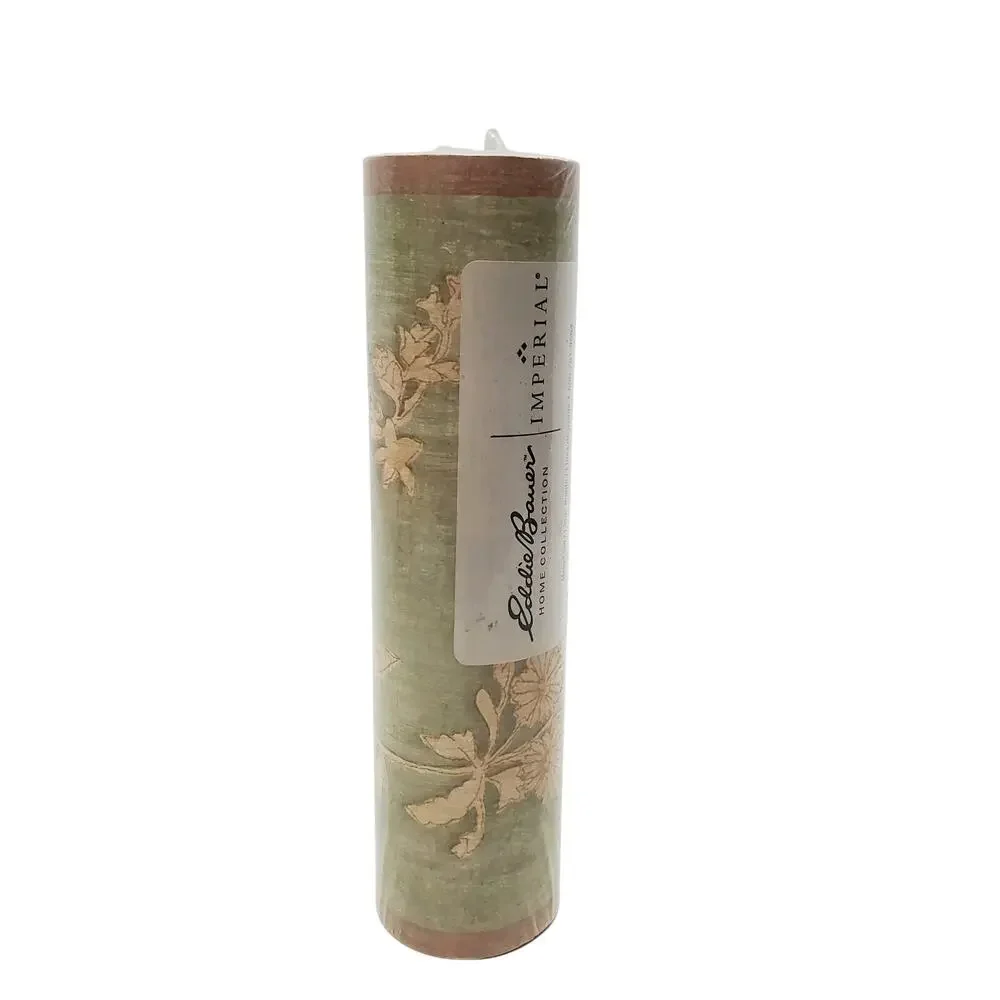 Vtg Eddie Bauer Imperial Wallpaper Border 5 yds Sage with Cream Floral 30942250
